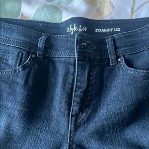 Style & Co. Women's Straight Leg Jeans - Black